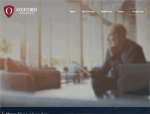 Tablet Screenshot of oxfordfinance.com